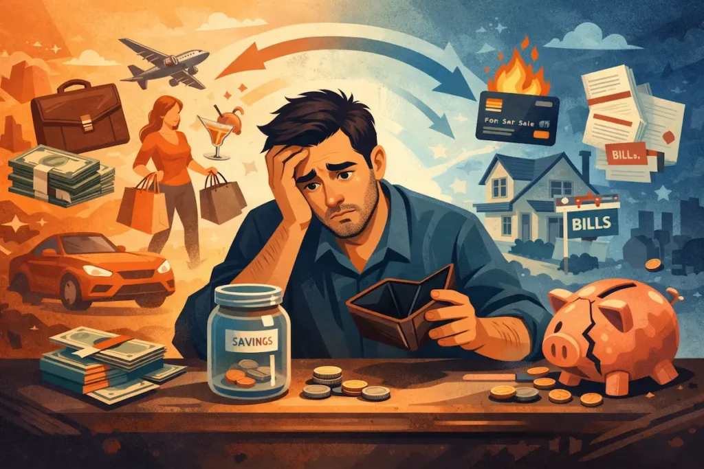 Why You Still Can’t Save Money Despite a Good Salary (Illustration)